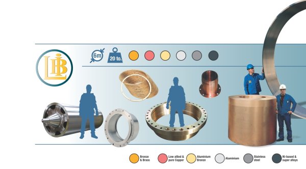 Production capacities and centrifugal castings of LBI